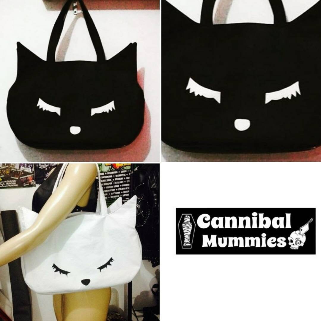 Black Cat Hand Bag