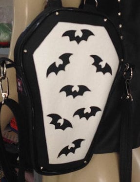 Bag of Bats Coffin Backpack/Shoulder bag