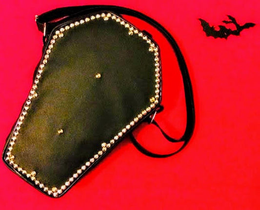 Coffin Backpack/Shoulder bag with STUDS