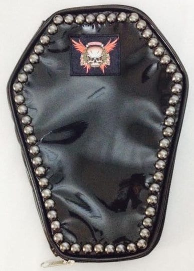 Coffin Shape Pouch with studs