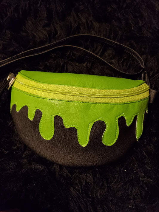 Slimey Green Blood Dripping Fanny Pack