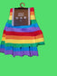 Rainbow Fingerless Gloves