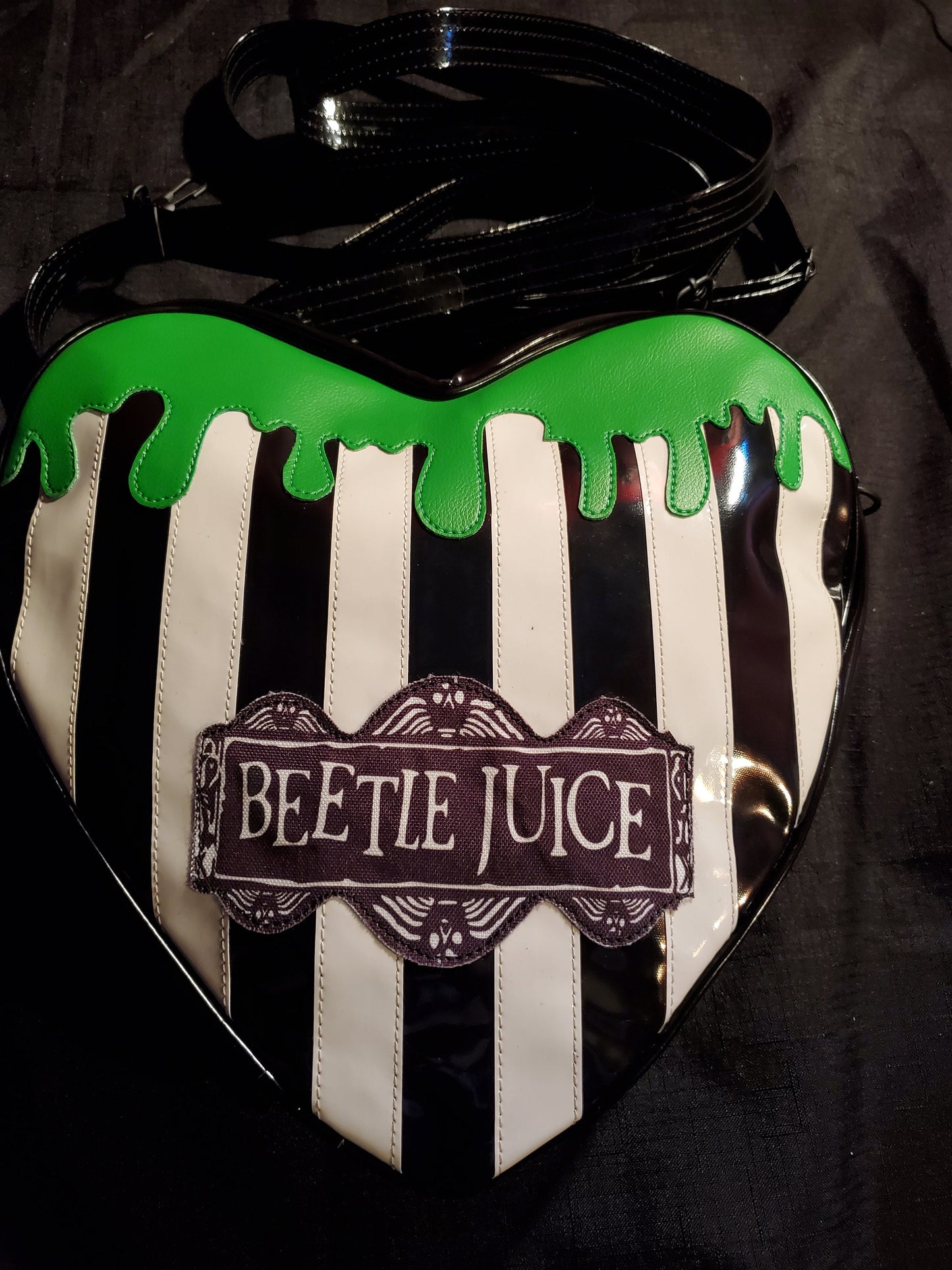 Beetlejuice Heart Shaped Backpack/Crossover