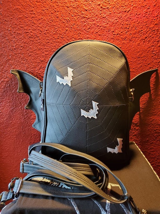 Winged Bat Backpack/Shoulder Bag.